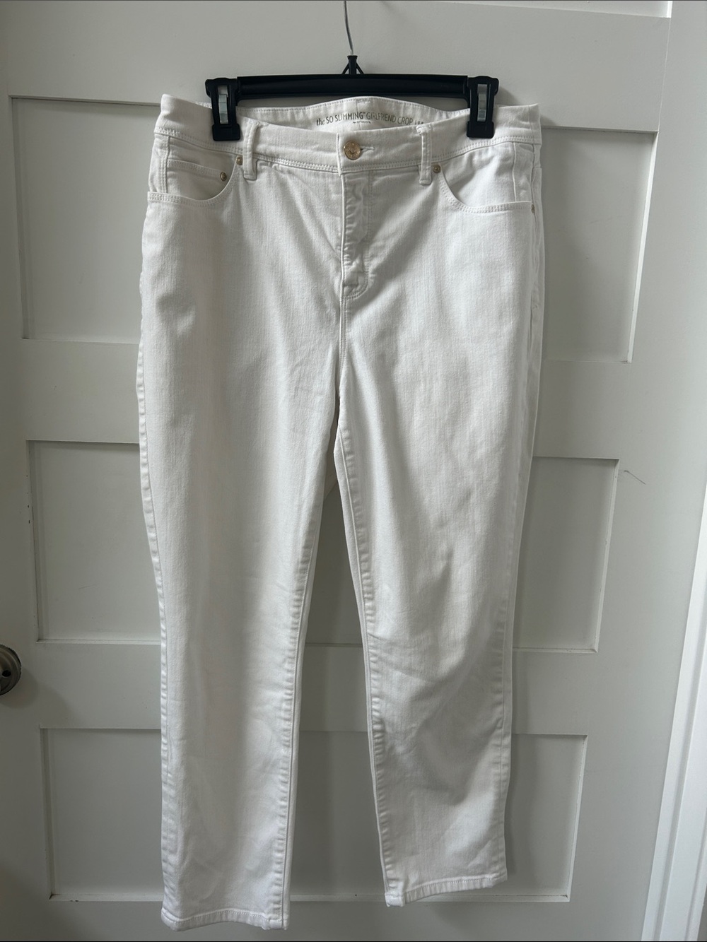 Chico's Crisp White Straight-Leg Jeans